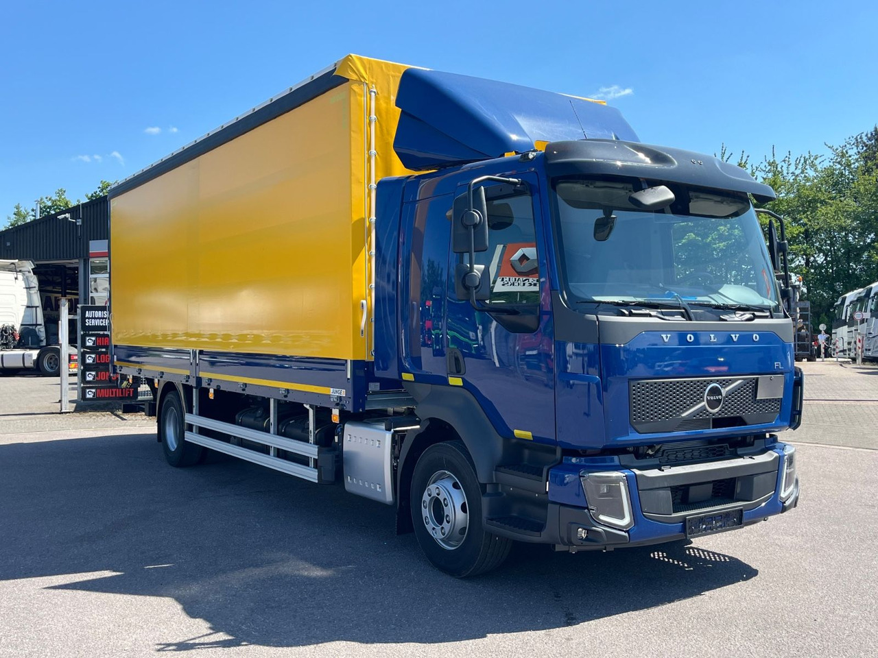 Volvo FL14.245 Junge Schiebeplane - Тентована вантажівка: фото 3 Volvo FL14.245 Junge Schiebeplane - Тентована вантажівка: фото 3