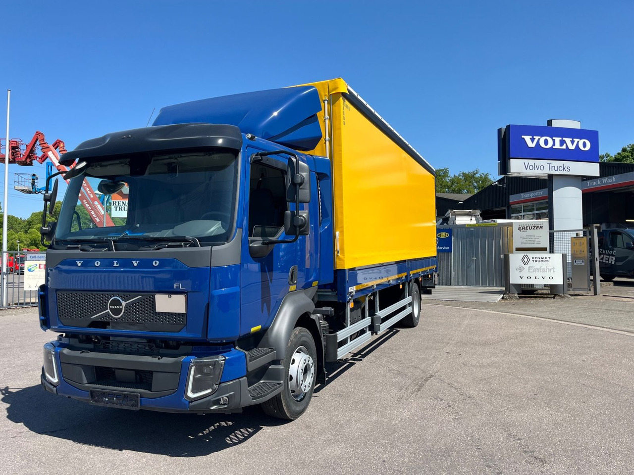 Volvo FL14.245 Junge Schiebeplane - Тентована вантажівка: фото 1 Volvo FL14.245 Junge Schiebeplane - Тентована вантажівка: фото 1
