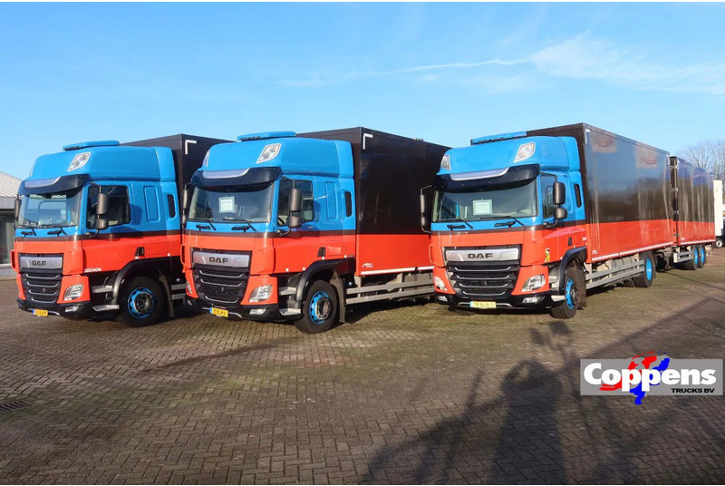 DAF CF 410 DAF CF 410 Bakwagen+Trailer 2x DHollandia 2000kg 6 stuks in voorraad!! - Вантажівка з закритим кузовом: фото 1 DAF CF 410 DAF CF 410 Bakwagen+Trailer 2x DHollandia 2000kg 6 stuks in voorraad!! - Вантажівка з закритим кузовом: фото 1