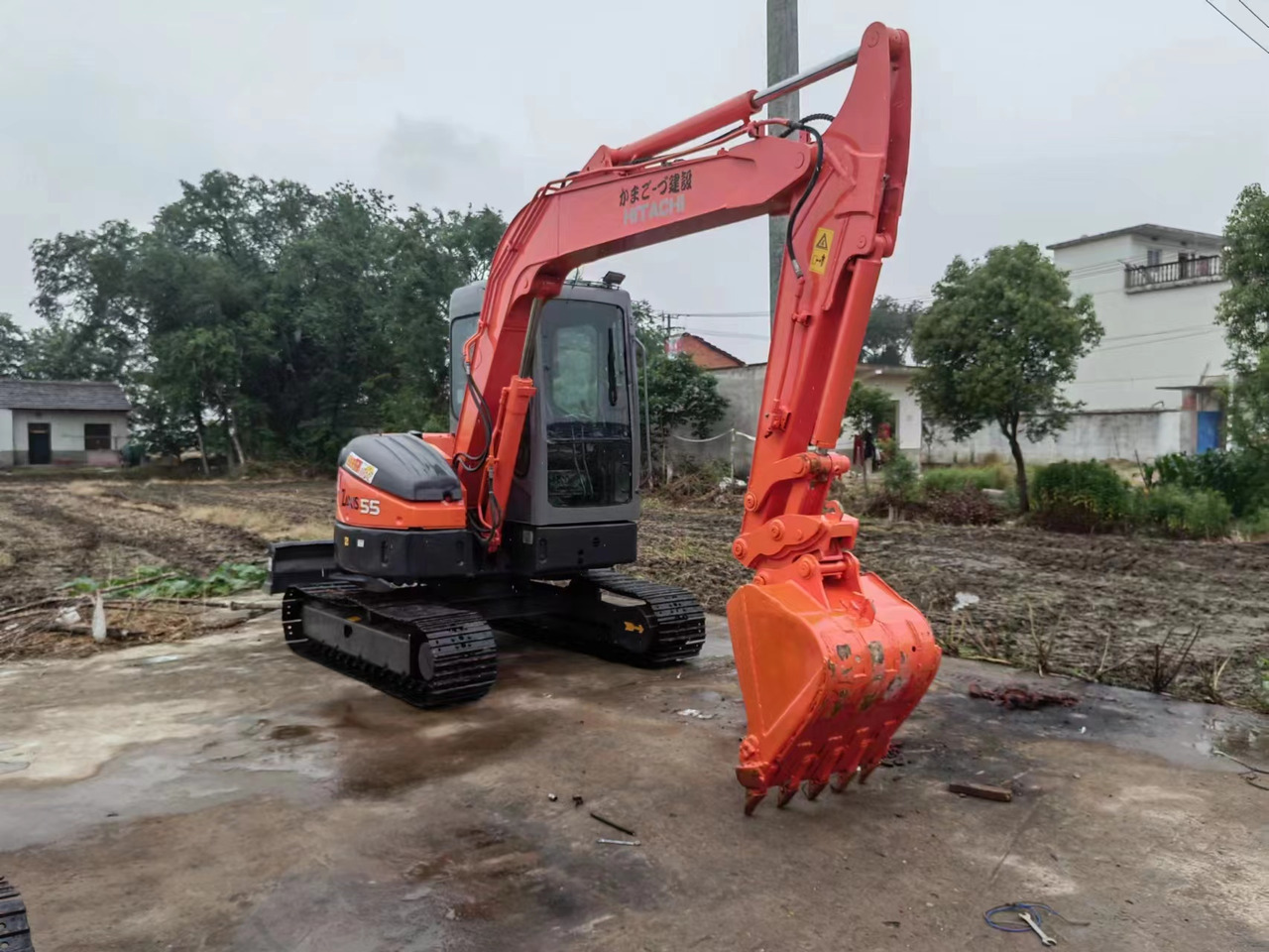 HITACHI ZX55 - Міні-екскаватор: фото 1 HITACHI ZX55 - Міні-екскаватор: фото 1