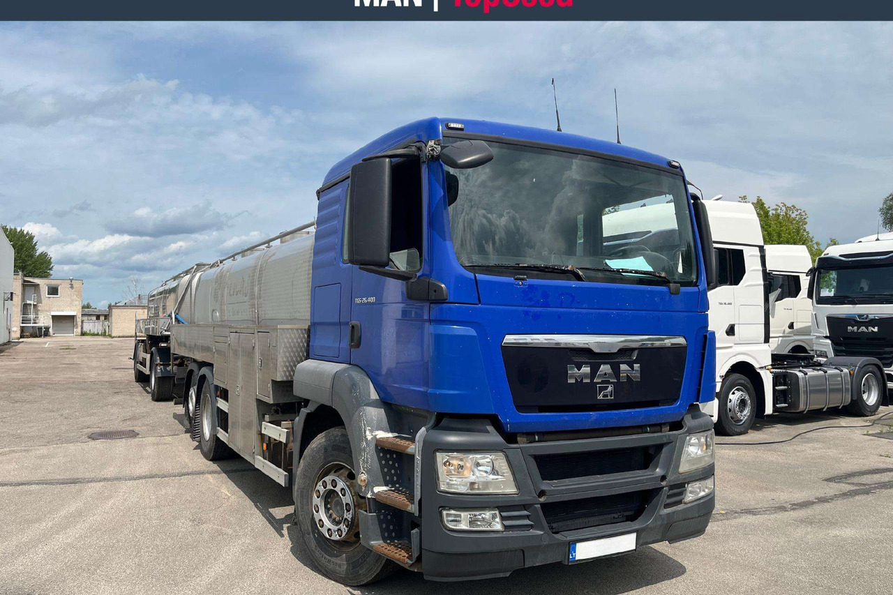 MAN 26.400 6X2-2 Plandex (8633) - Вантажівка цистерна, Причіп цистерна: фото 2 MAN 26.400 6X2-2 Plandex (8633) - Вантажівка цистерна, Причіп цистерна: фото 2