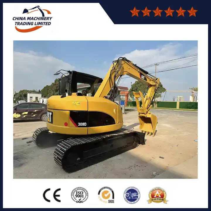 Exceptional Performance Used Cat 308d Excavator 8 Ton Second Hand Reliable Earthmoving And Construction machine 308d 308c - Міні-екскаватор: фото 1 Exceptional Performance Used Cat 308d Excavator 8 Ton Second Hand Reliable Earthmoving And Construction machine 308d 308c - Міні-екскаватор: фото 1