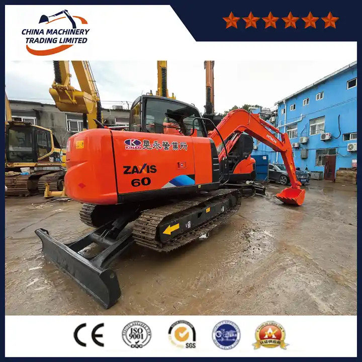 Original Small Size Second Hand Excavating Equipment Cheap Price Excellent Quality Used Hitachi Zx60 Excavator With Blade - Гусеничний екскаватор: фото 4 Original Small Size Second Hand Excavating Equipment Cheap Price Excellent Quality Used Hitachi Zx60 Excavator With Blade - Гусеничний екскаватор: фото 4