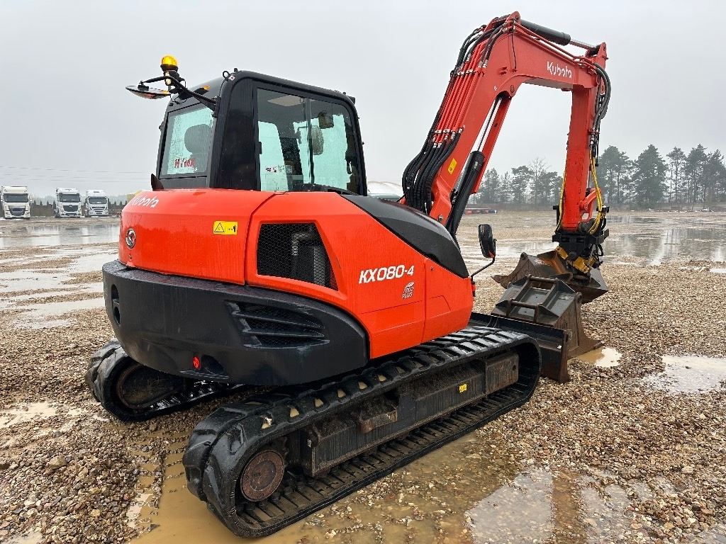 Kubota KX 080-4 ENGCON - Міні-екскаватор: фото 4 Kubota KX 080-4 ENGCON - Міні-екскаватор: фото 4