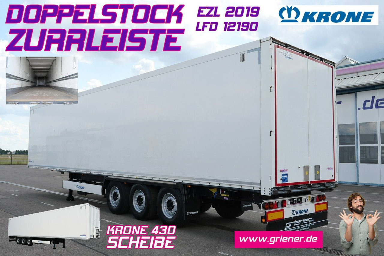 Krone SD 27/ DOPPELSTOCK / ZURRLEISTE / TOP /mehrfach - Закритий кузов напівпричіп: фото 1 Krone SD 27/ DOPPELSTOCK / ZURRLEISTE / TOP /mehrfach - Закритий кузов напівпричіп: фото 1