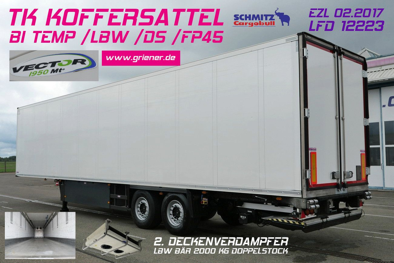 Schmitz Cargobull SKO 18 /BI TEMP / LBW BÄR / FP45 /VECTOR 1950 MT - Рефрижератор напівпричіп: фото 1 Schmitz Cargobull SKO 18 /BI TEMP / LBW BÄR / FP45 /VECTOR 1950 MT - Рефрижератор напівпричіп: фото 1