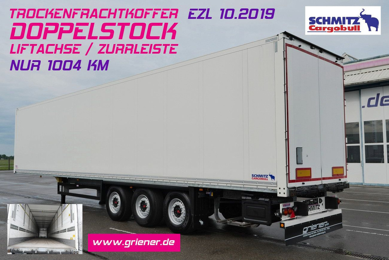 Schmitz Cargobull SKO 24/DOPPELSTOCK/ZURRLEISTE /nur 1 tsd km - Закритий кузов напівпричіп: фото 1 Schmitz Cargobull SKO 24/DOPPELSTOCK/ZURRLEISTE /nur 1 tsd km - Закритий кузов напівпричіп: фото 1