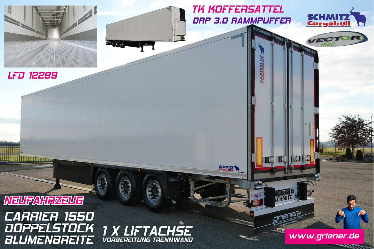 Schmitz Cargobull SKO 24/FP 45 cool /V7 / DOPPELSTOCK/DRP/ 1550 - Закритий кузов напівпричіп: фото 1 Schmitz Cargobull SKO 24/FP 45 cool /V7 / DOPPELSTOCK/DRP/ 1550 - Закритий кузов напівпричіп: фото 1