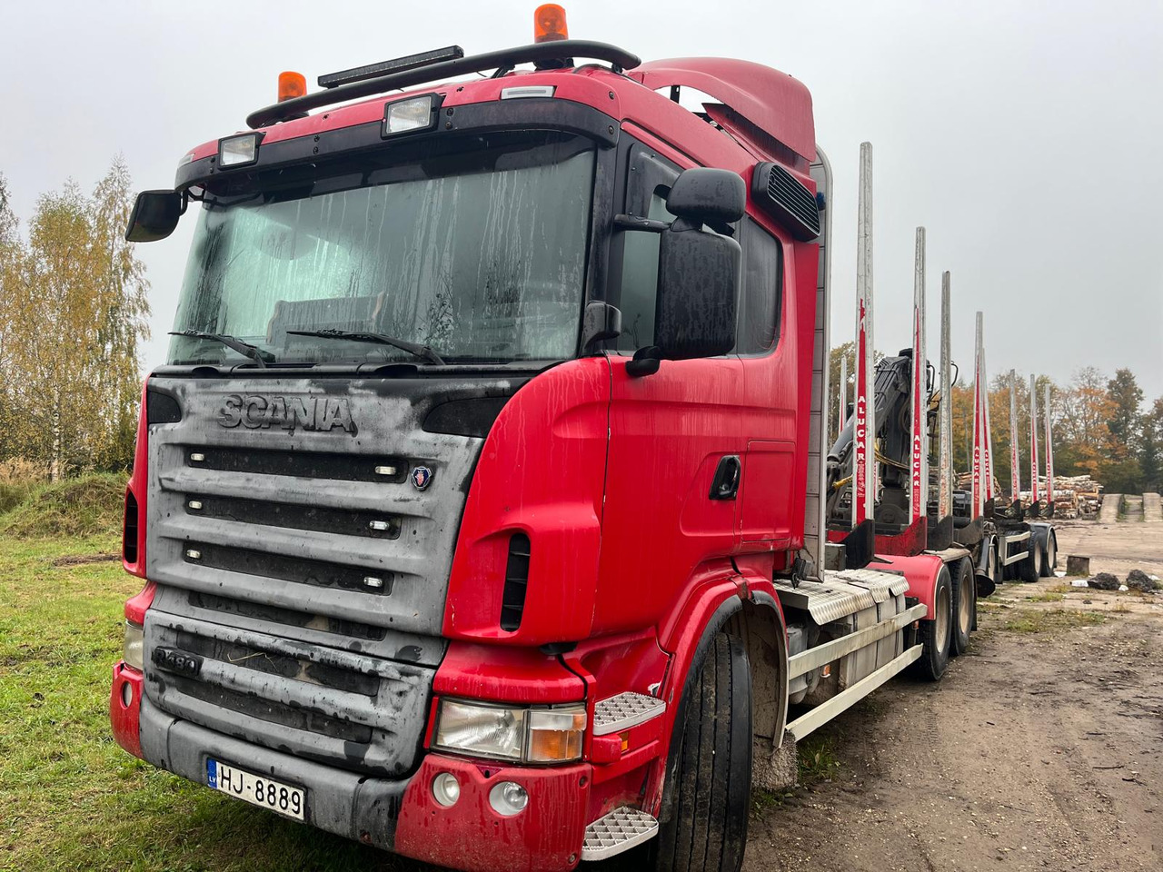 SCANIA R480 - Лісовоз, Вантажівка з маніпулятором: фото 1 SCANIA R480 - Лісовоз, Вантажівка з маніпулятором: фото 1