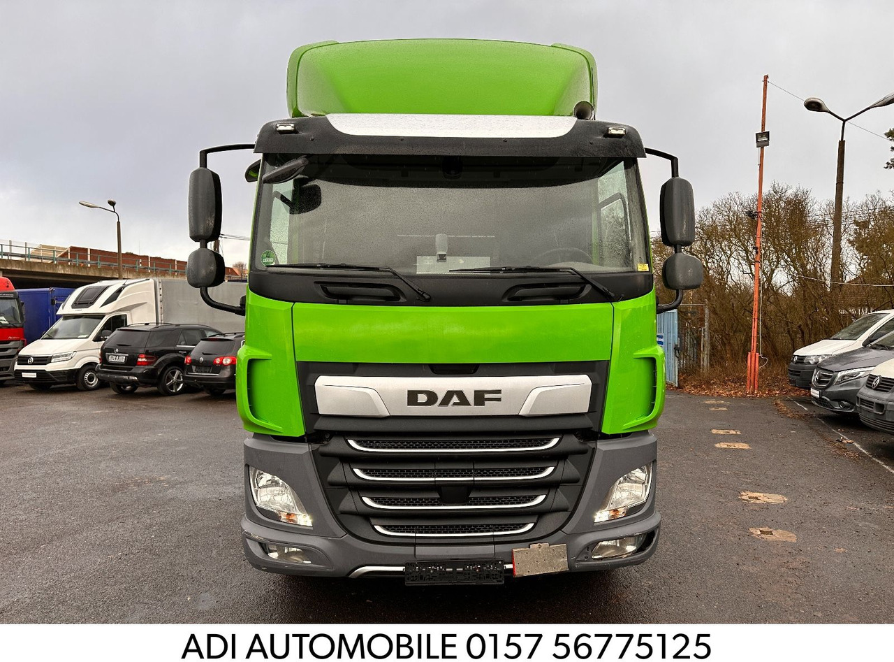DAF CF 370 mit Kran Klima Tempomat - Бортова вантажівка/ Платформа, Вантажівка з маніпулятором: фото 1 DAF CF 370 mit Kran Klima Tempomat - Бортова вантажівка/ Платформа, Вантажівка з маніпулятором: фото 1
