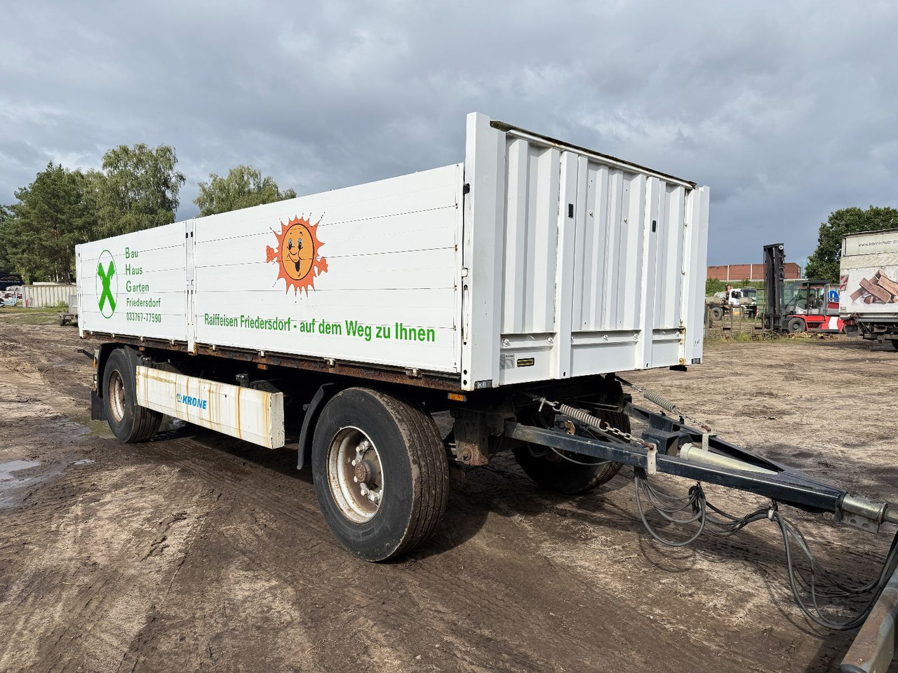 Krone AZ - Бортовий причіп/ Платформа: фото 1 Krone AZ - Бортовий причіп/ Платформа: фото 1
