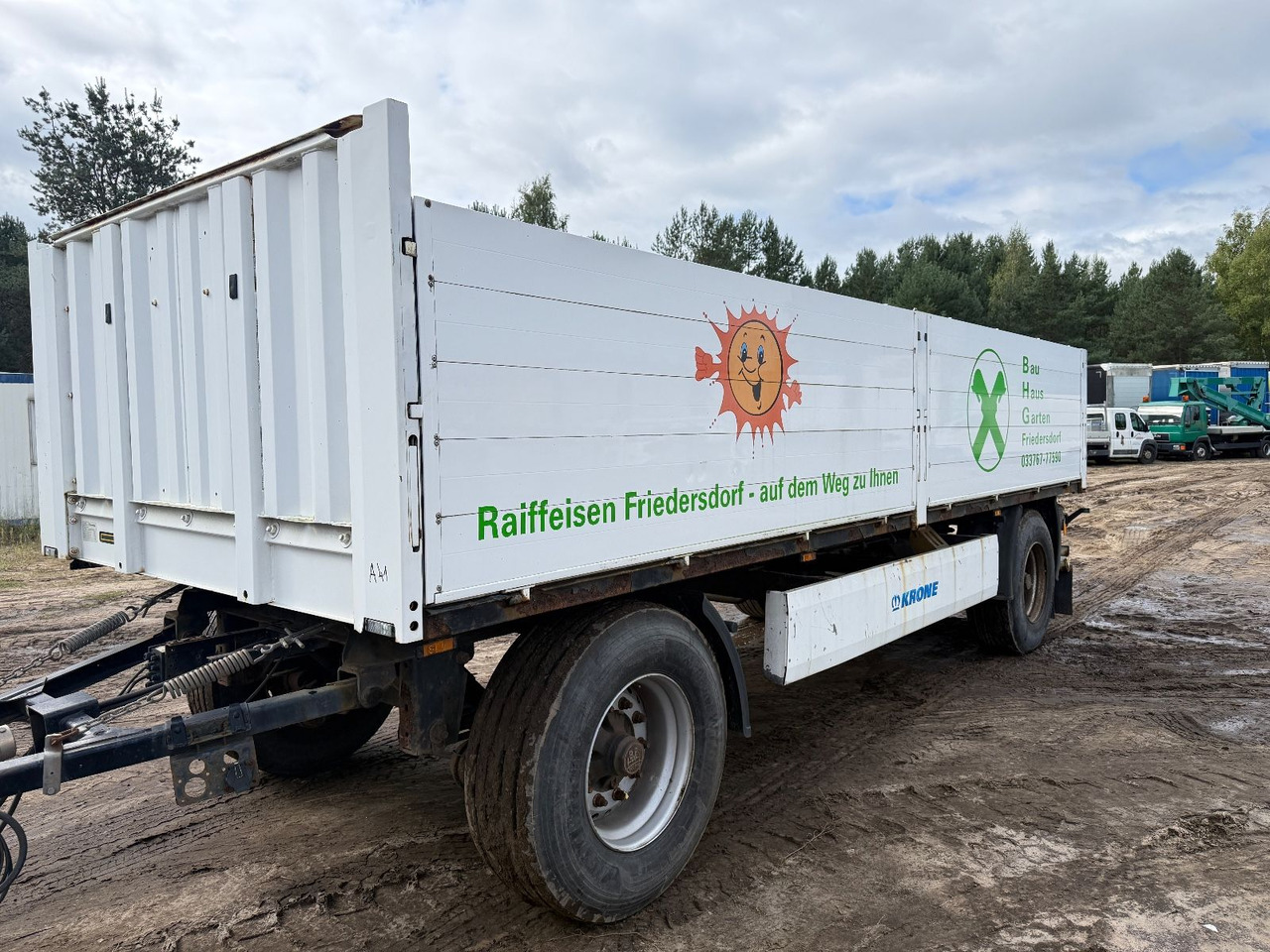 Krone AZ - Бортовий причіп/ Платформа: фото 2 Krone AZ - Бортовий причіп/ Платформа: фото 2