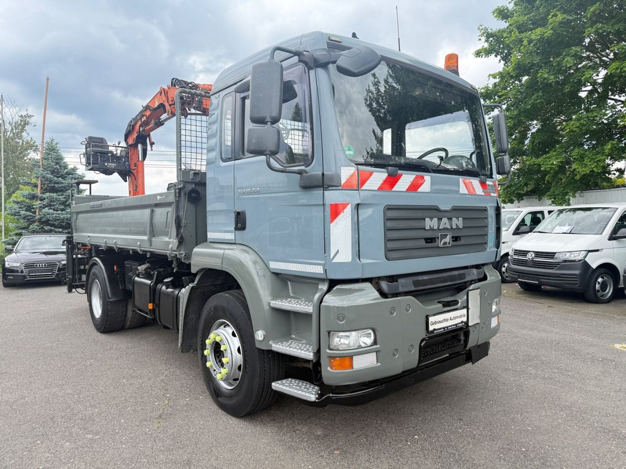 MAN TGA 18.350 Kran Terex - Самоскид вантажівка, Вантажівка з маніпулятором: фото 1 MAN TGA 18.350 Kran Terex - Самоскид вантажівка, Вантажівка з маніпулятором: фото 1