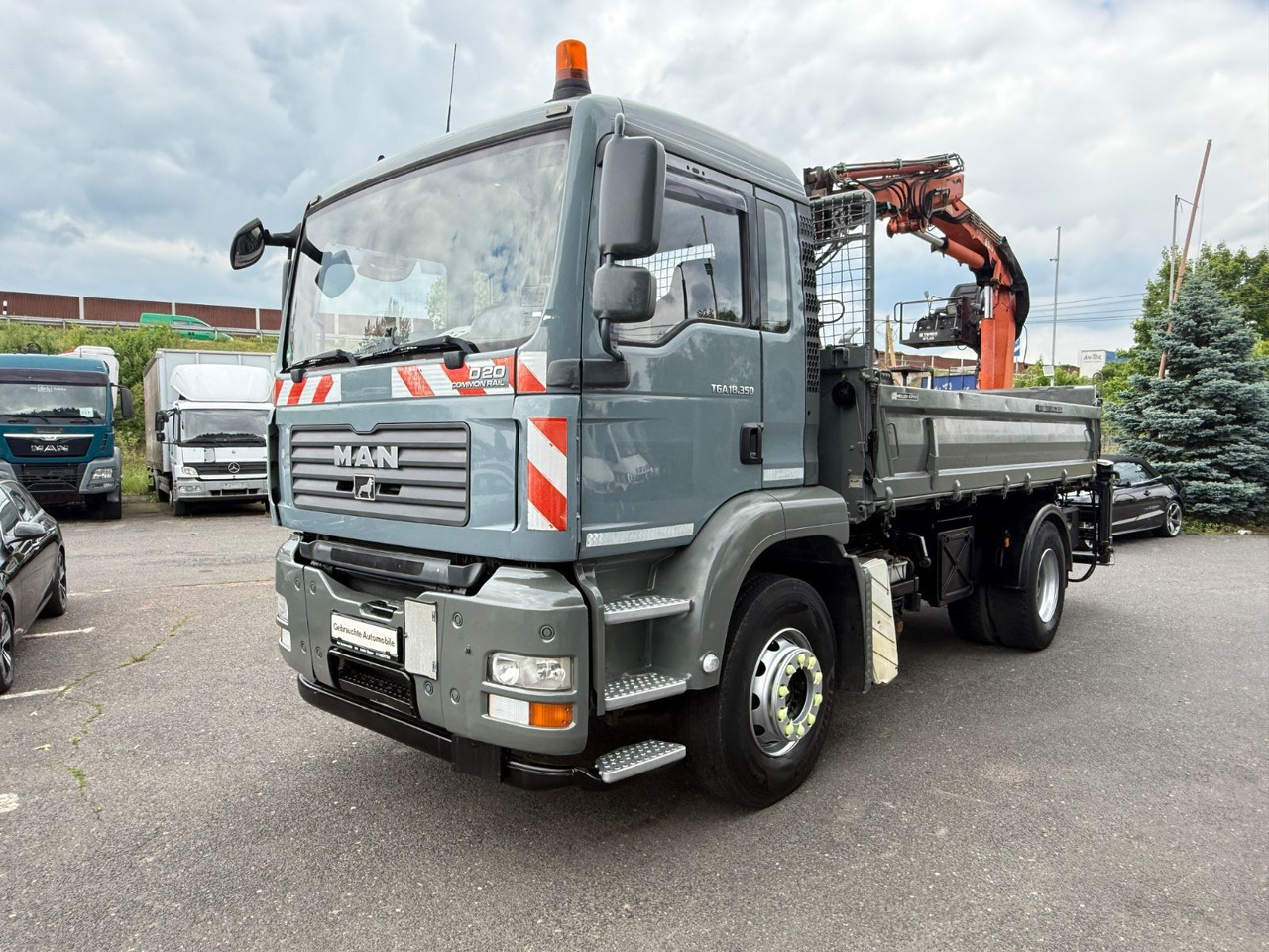 MAN TGA 18.350 Kran Terex - Самоскид вантажівка, Вантажівка з маніпулятором: фото 2 MAN TGA 18.350 Kran Terex - Самоскид вантажівка, Вантажівка з маніпулятором: фото 2