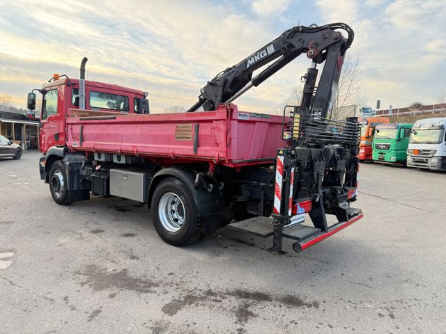 Самоскид вантажівка, Вантажівка з маніпулятором MAN TGM 18.340  Kipper mit Kran: фото 10