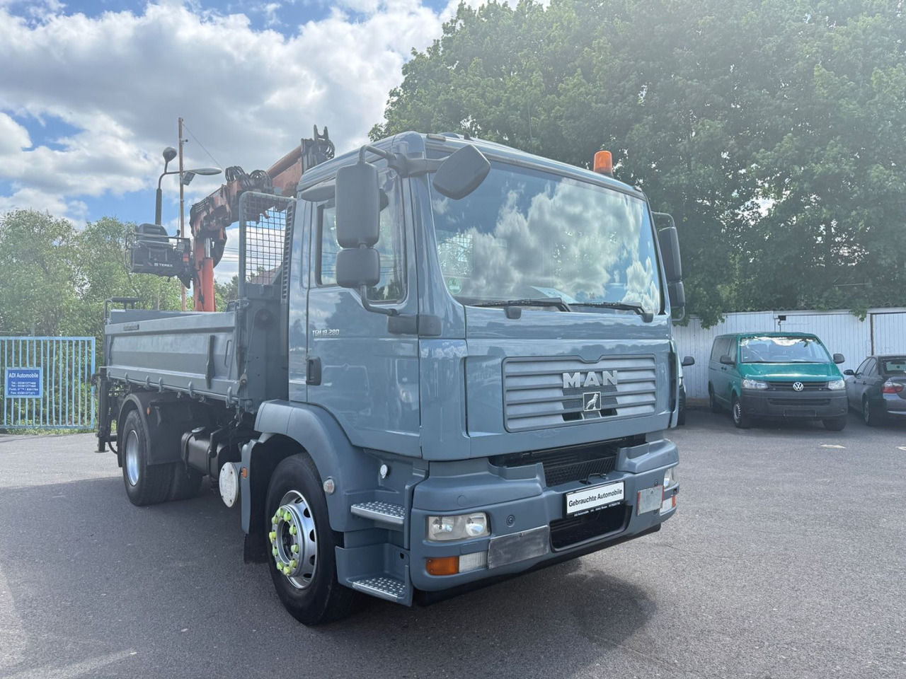 MAN TGM 8.280 Kipper Kran Atlas 85.2 - Самоскид вантажівка, Вантажівка з маніпулятором: фото 2 MAN TGM 8.280 Kipper Kran Atlas 85.2 - Самоскид вантажівка, Вантажівка з маніпулятором: фото 2
