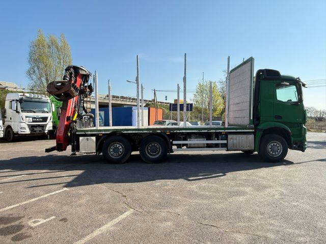 Mercedes-Benz Actros 2571 Holztransporter mit Kran - Лісовоз, Вантажівка з маніпулятором: фото 5 Mercedes-Benz Actros 2571 Holztransporter mit Kran - Лісовоз, Вантажівка з маніпулятором: фото 5