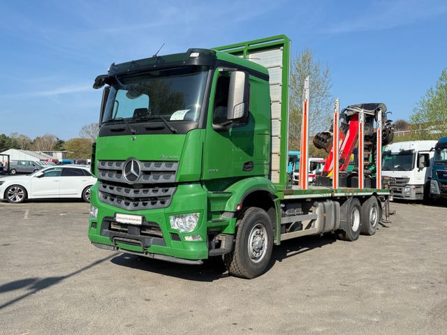 Mercedes-Benz Actros 2571 Holztransporter mit Kran - Лісовоз, Вантажівка з маніпулятором: фото 3 Mercedes-Benz Actros 2571 Holztransporter mit Kran - Лісовоз, Вантажівка з маніпулятором: фото 3