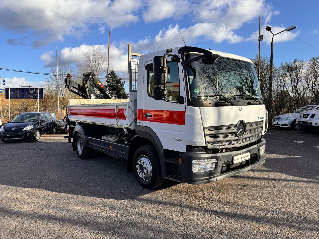 Mercedes-Benz Atego 1224 Kipper - Kran - Самоскид вантажівка, Вантажівка з маніпулятором: фото 2 Mercedes-Benz Atego 1224 Kipper - Kran - Самоскид вантажівка, Вантажівка з маніпулятором: фото 2