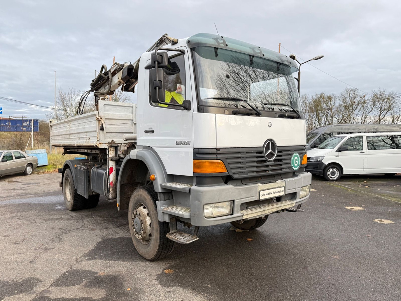 Mercedes-Benz Atego 1828 4x4 Kipper-Kran Atlas - Самоскид вантажівка, Вантажівка з маніпулятором: фото 3 Mercedes-Benz Atego 1828 4x4 Kipper-Kran Atlas - Самоскид вантажівка, Вантажівка з маніпулятором: фото 3