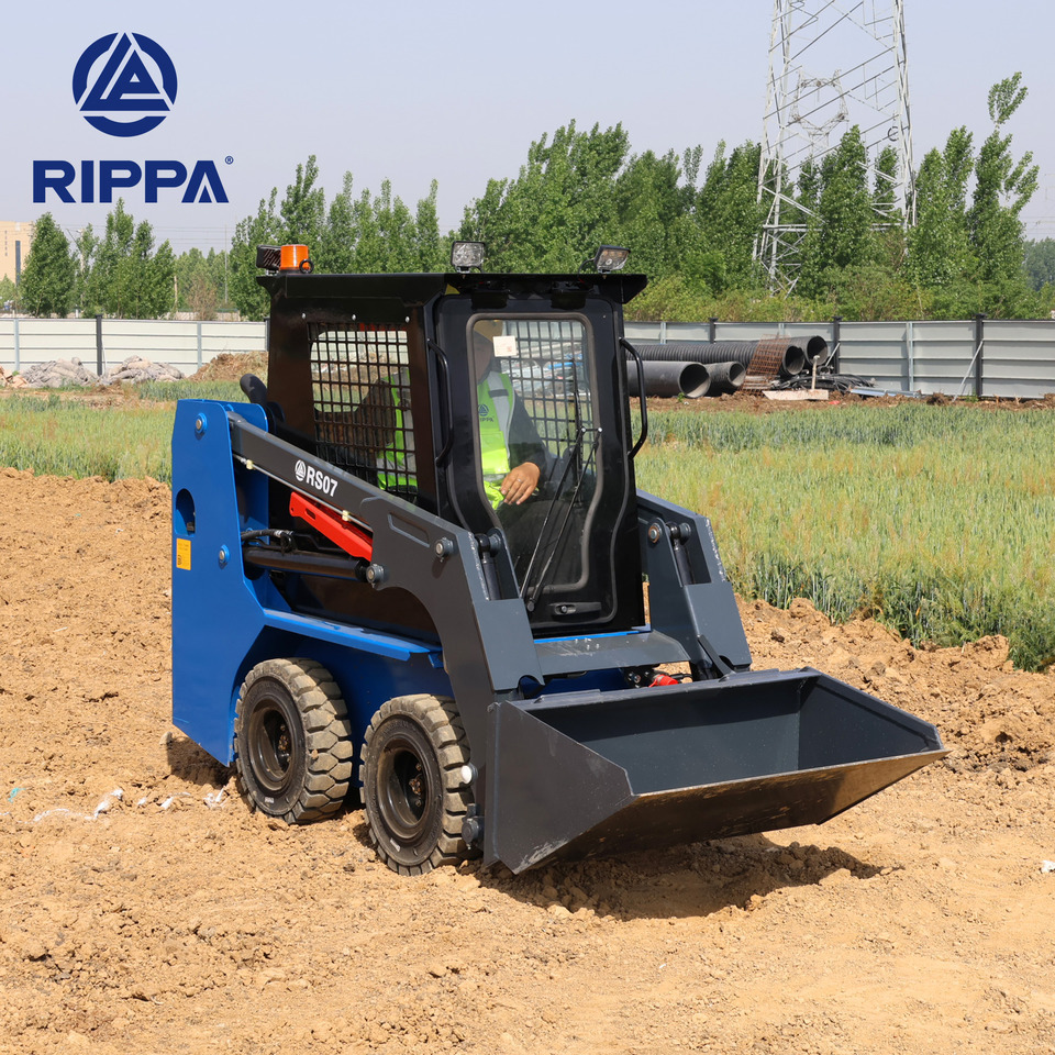 Rippa RS07 Compact Loader | 24.4hp Kubota Power | High Flow Dual Pump | Comfortable A/C Cabin - Міні-навантажувач: фото 1 Rippa RS07 Compact Loader | 24.4hp Kubota Power | High Flow Dual Pump | Comfortable A/C Cabin - Міні-навантажувач: фото 1
