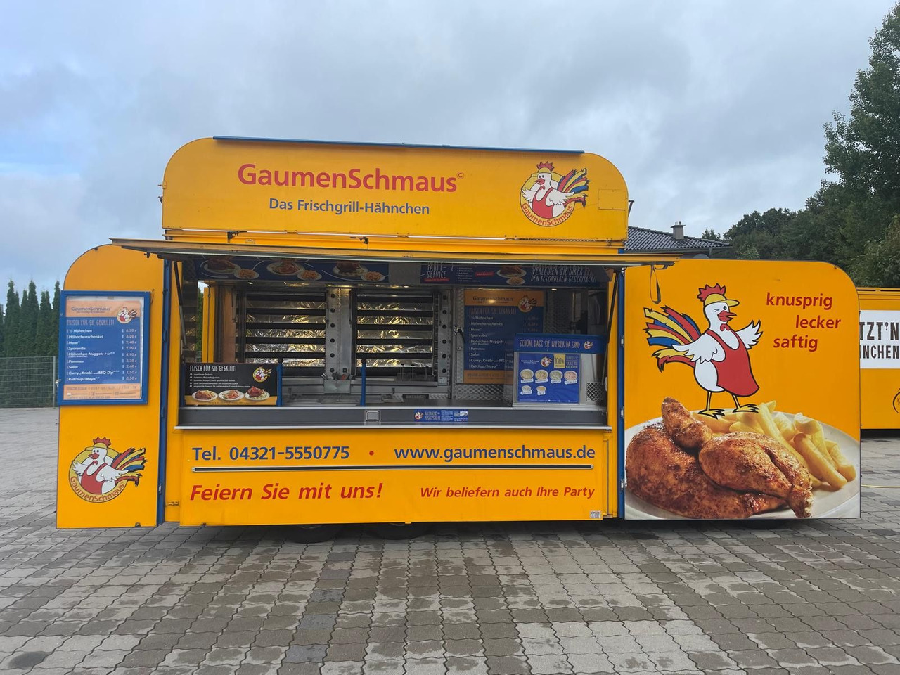 Fiat Hähnchengrill mobil Foodtruck - Торговий вантажівка: фото 1 Fiat Hähnchengrill mobil Foodtruck - Торговий вантажівка: фото 1