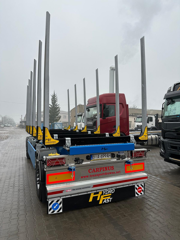 Hydrofast Przyczepa 2 osiowa do drewna stosowego HFP2/2-axle timber trailer HFP2 - Причіп лісовоз: фото 2 Hydrofast Przyczepa 2 osiowa do drewna stosowego HFP2/2-axle timber trailer HFP2 - Причіп лісовоз: фото 2