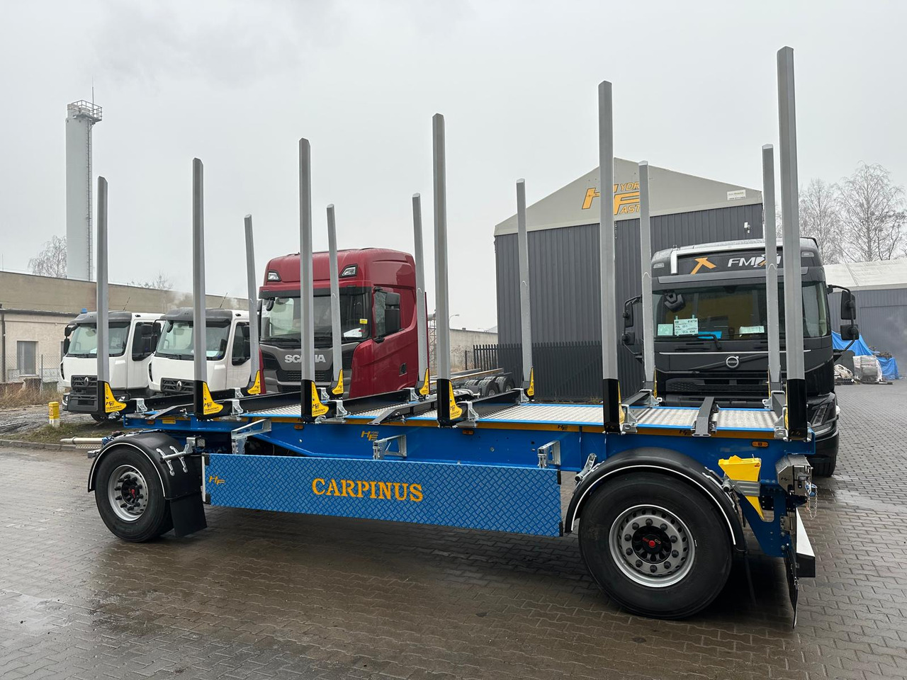 Hydrofast Przyczepa 2 osiowa do drewna stosowego HFP2/2-axle timber trailer HFP2 - Причіп лісовоз: фото 1 Hydrofast Przyczepa 2 osiowa do drewna stosowego HFP2/2-axle timber trailer HFP2 - Причіп лісовоз: фото 1