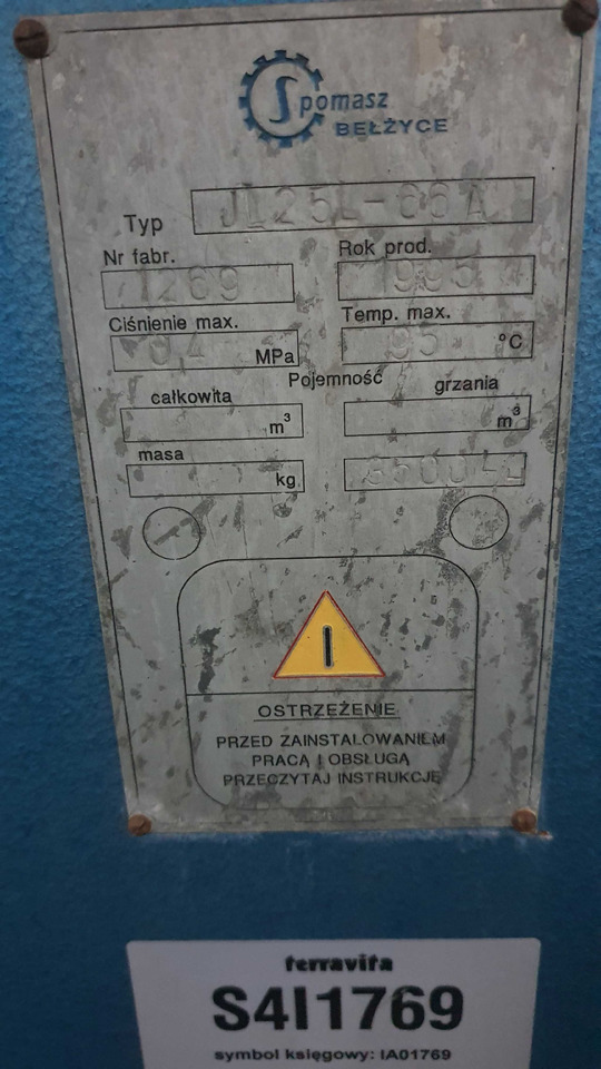 Wymiennik ciepła Spomasz Bełężyce 3500 l/h 10.000 zł + 23% VAT - Теплова гармата: фото 4 Wymiennik ciepła Spomasz Bełężyce 3500 l/h 10.000 zł + 23% VAT - Теплова гармата: фото 4