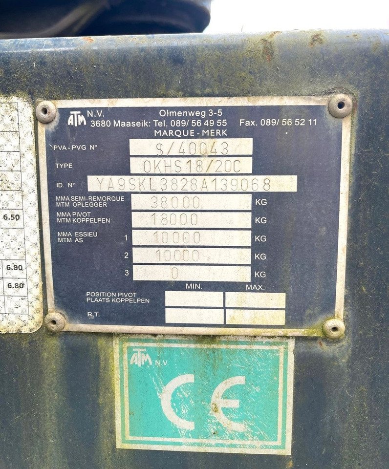 ATM OKHS 18/20 - Самоскид напівпричіп: фото 5 ATM OKHS 18/20 - Самоскид напівпричіп: фото 5