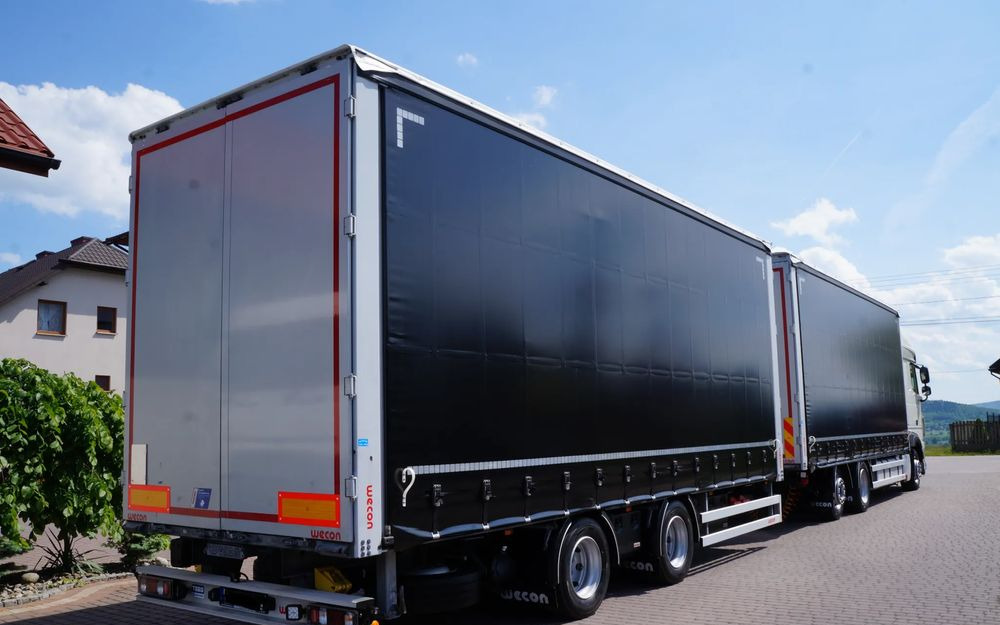 DAF XF 480 EURO 6 ZESTAW TANDEM PRZEJAZDOWY 120 M3 7,7 M + 7,7 M WECON - Тентована вантажівка: фото 5 DAF XF 480 EURO 6 ZESTAW TANDEM PRZEJAZDOWY 120 M3 7,7 M + 7,7 M WECON - Тентована вантажівка: фото 5