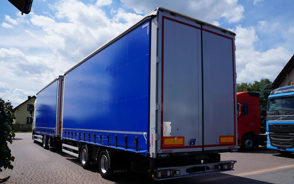 DAF XF 480 EURO 6 ZESTAW TANDEM PRZEJAZDOWY 120 M3 7,7 M + 7,7 M WECON - Тентована вантажівка: фото 3 DAF XF 480 EURO 6 ZESTAW TANDEM PRZEJAZDOWY 120 M3 7,7 M + 7,7 M WECON - Тентована вантажівка: фото 3