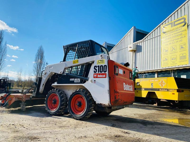 BOBCAT S100 mini chargeuse sur pneu (AVEC ACCESSOIRES) - Міні-навантажувач: фото 3 BOBCAT S100 mini chargeuse sur pneu (AVEC ACCESSOIRES) - Міні-навантажувач: фото 3