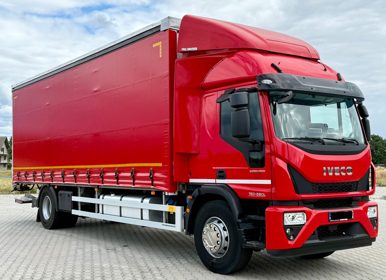 IVECO EUROCARGO 180-280 / FIRANKA / WINDA / 20 PALET / 80 TYŚ KM / 2023 ROK / 9 223 KG ŁADOWNOŚ - Тентована вантажівка: фото 1 IVECO EUROCARGO 180-280 / FIRANKA / WINDA / 20 PALET / 80 TYŚ KM / 2023 ROK / 9 223 KG ŁADOWNOŚ - Тентована вантажівка: фото 1