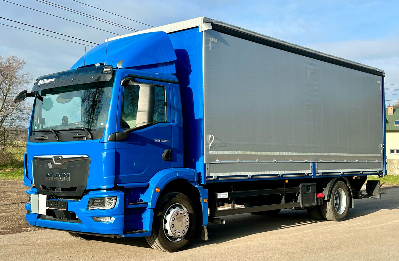 MAN TGM 15.290 / FIRANKA / WINDA / AUTOMAT / 2021 ROK / 18 EUROPALET / 15 T DMC - Тентована вантажівка: фото 2 MAN TGM 15.290 / FIRANKA / WINDA / AUTOMAT / 2021 ROK / 18 EUROPALET / 15 T DMC - Тентована вантажівка: фото 2