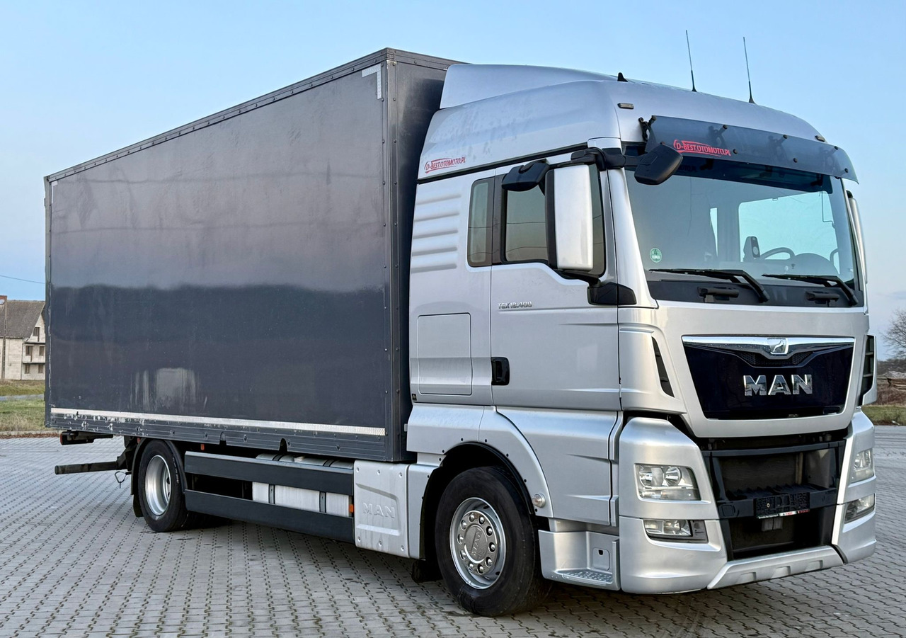 MAN TGX 18.400 / FIRANKA / KONTENER / NISKI PRZEBIEG / EURO 6 / AUTOMAT / SYPIALKA / 2016 ROK - Тентована вантажівка: фото 1 MAN TGX 18.400 / FIRANKA / KONTENER / NISKI PRZEBIEG / EURO 6 / AUTOMAT / SYPIALKA / 2016 ROK - Тентована вантажівка: фото 1