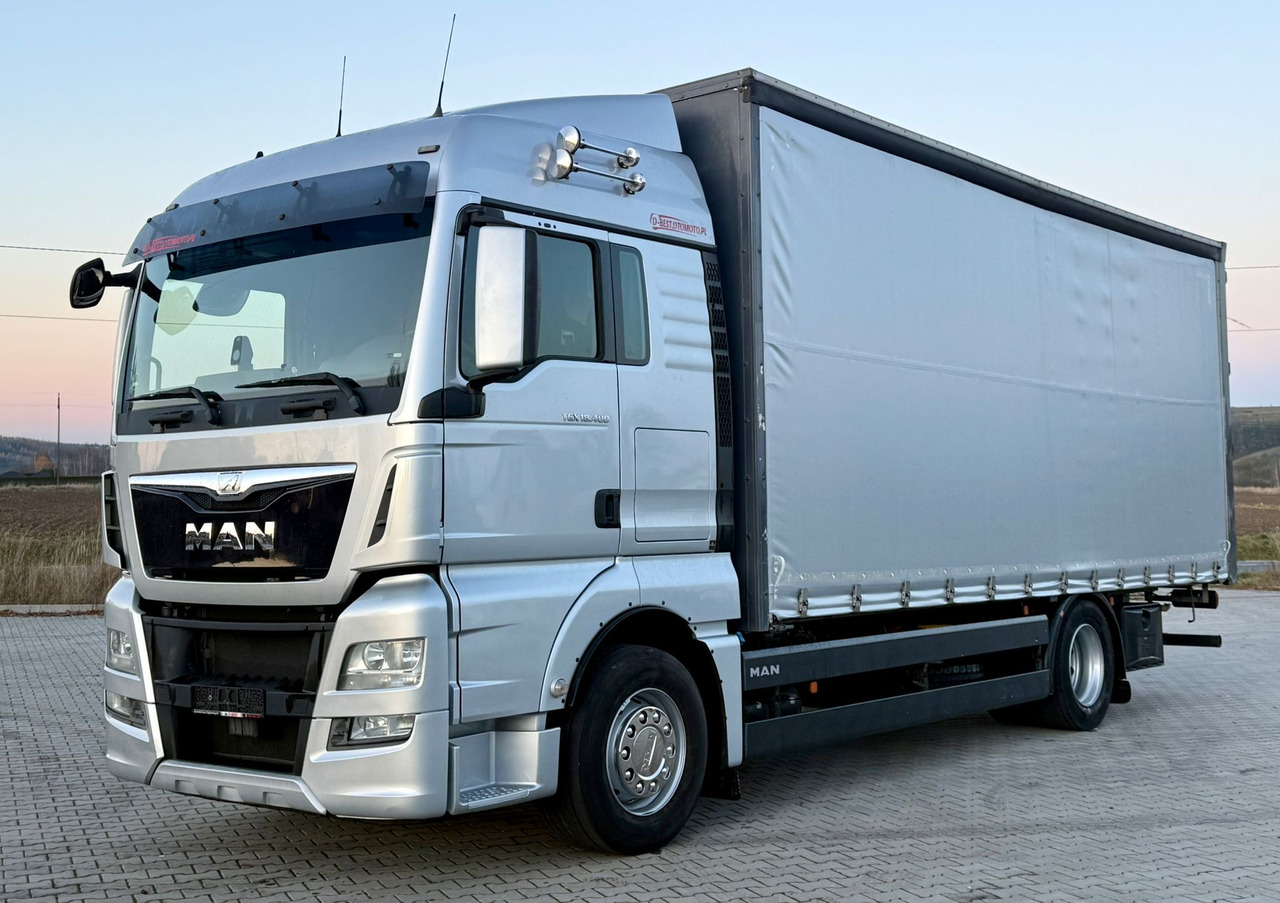 MAN TGX 18.400 / FIRANKA / KONTENER / NISKI PRZEBIEG / EURO 6 / AUTOMAT / SYPIALKA / 2016 ROK - Тентована вантажівка: фото 2 MAN TGX 18.400 / FIRANKA / KONTENER / NISKI PRZEBIEG / EURO 6 / AUTOMAT / SYPIALKA / 2016 ROK - Тентована вантажівка: фото 2