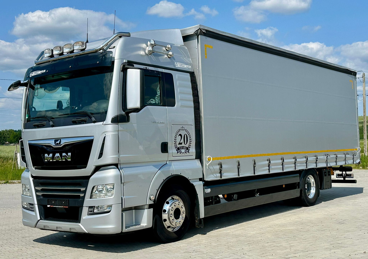 MAN TGX 18.460 / FIRANKA / 20 EUROPALET / ALUSY / SKÓRY / 260 TYS KM / 2019 ROK / Z NIEMIEC - Тентована вантажівка: фото 2 MAN TGX 18.460 / FIRANKA / 20 EUROPALET / ALUSY / SKÓRY / 260 TYS KM / 2019 ROK / Z NIEMIEC - Тентована вантажівка: фото 2