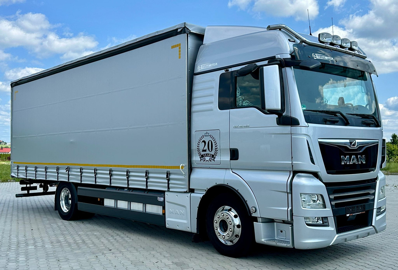MAN TGX 18.460 / FIRANKA / 20 EUROPALET / ALUSY / SKÓRY / 260 TYS KM / 2019 ROK / Z NIEMIEC - Тентована вантажівка: фото 1 MAN TGX 18.460 / FIRANKA / 20 EUROPALET / ALUSY / SKÓRY / 260 TYS KM / 2019 ROK / Z NIEMIEC - Тентована вантажівка: фото 1