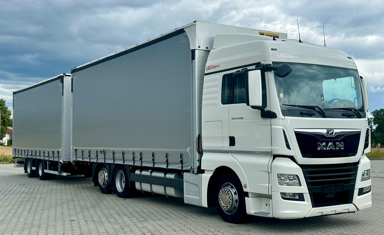 MAN TGX 26.460 / ZESTAW PRZEJAZDOWY / 38 PALET / AUTOMAT / SYPIALKA / PRZYCZEPA WIELTON / 2019 ROK / NISKI PRZEBIEG - Тентована вантажівка: фото 2 MAN TGX 26.460 / ZESTAW PRZEJAZDOWY / 38 PALET / AUTOMAT / SYPIALKA / PRZYCZEPA WIELTON / 2019 ROK / NISKI PRZEBIEG - Тентована вантажівка: фото 2