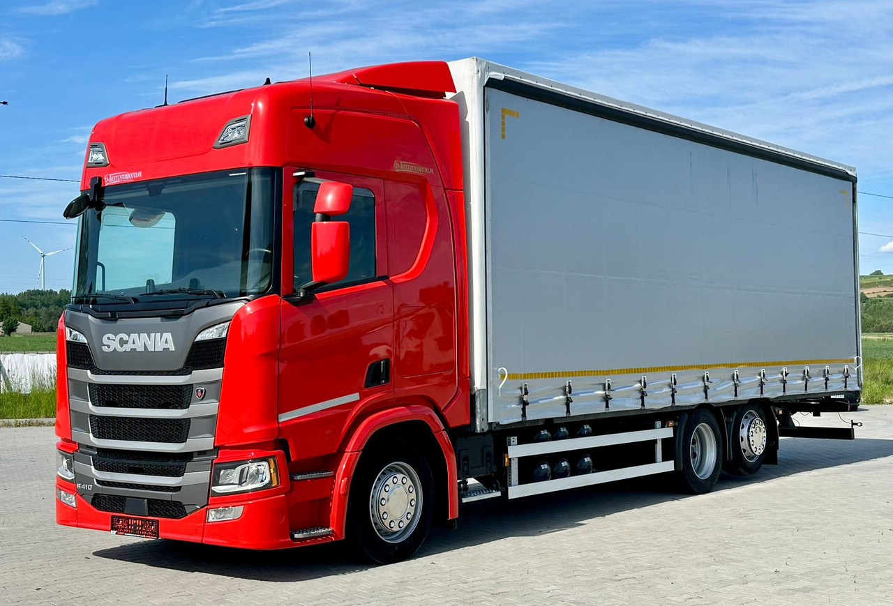 SCANIA R410 / FIRANKA / 21 EUROPALET / 8.5 M DŁUGOŚCI / 6x2 / PODWIESZA - Тентована вантажівка: фото 2 SCANIA R410 / FIRANKA / 21 EUROPALET / 8.5 M DŁUGOŚCI / 6x2 / PODWIESZA - Тентована вантажівка: фото 2