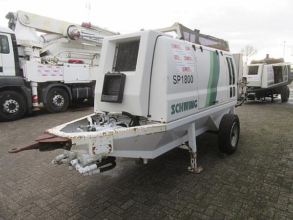 2014 SCHWING SP1800 D 129KW trailer pump - Стаціонарний бетононасос: фото 2 2014 SCHWING SP1800 D 129KW trailer pump - Стаціонарний бетононасос: фото 2