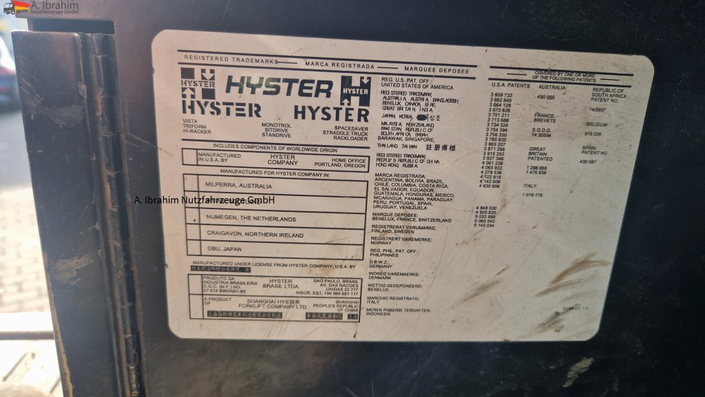 Hyster H12.00XL 2 12t Stapler Topzustand, - Дизельний навантажувач: фото 4 Hyster H12.00XL 2 12t Stapler Topzustand, - Дизельний навантажувач: фото 4