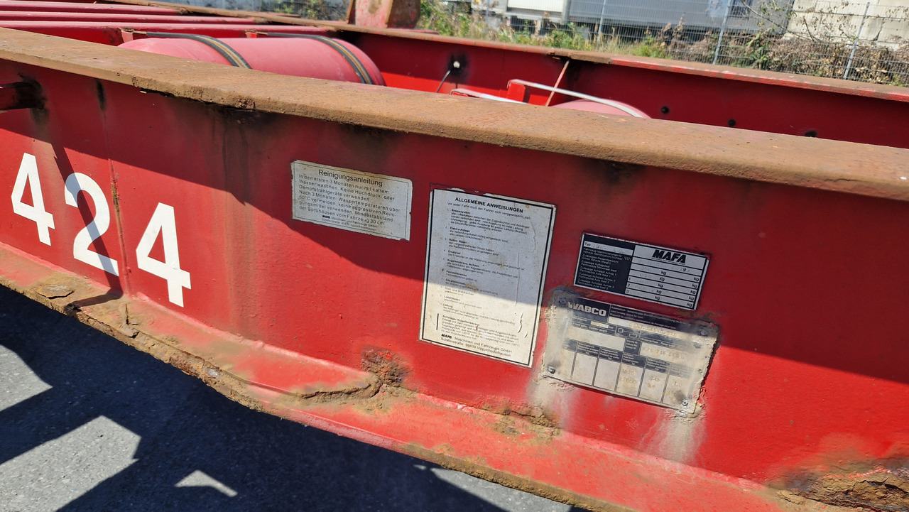 MAFA 20.30.40. ft Containerchassis - Контейнеровоз/ Змінний кузов напівпричіп: фото 2 MAFA 20.30.40. ft Containerchassis - Контейнеровоз/ Змінний кузов напівпричіп: фото 2