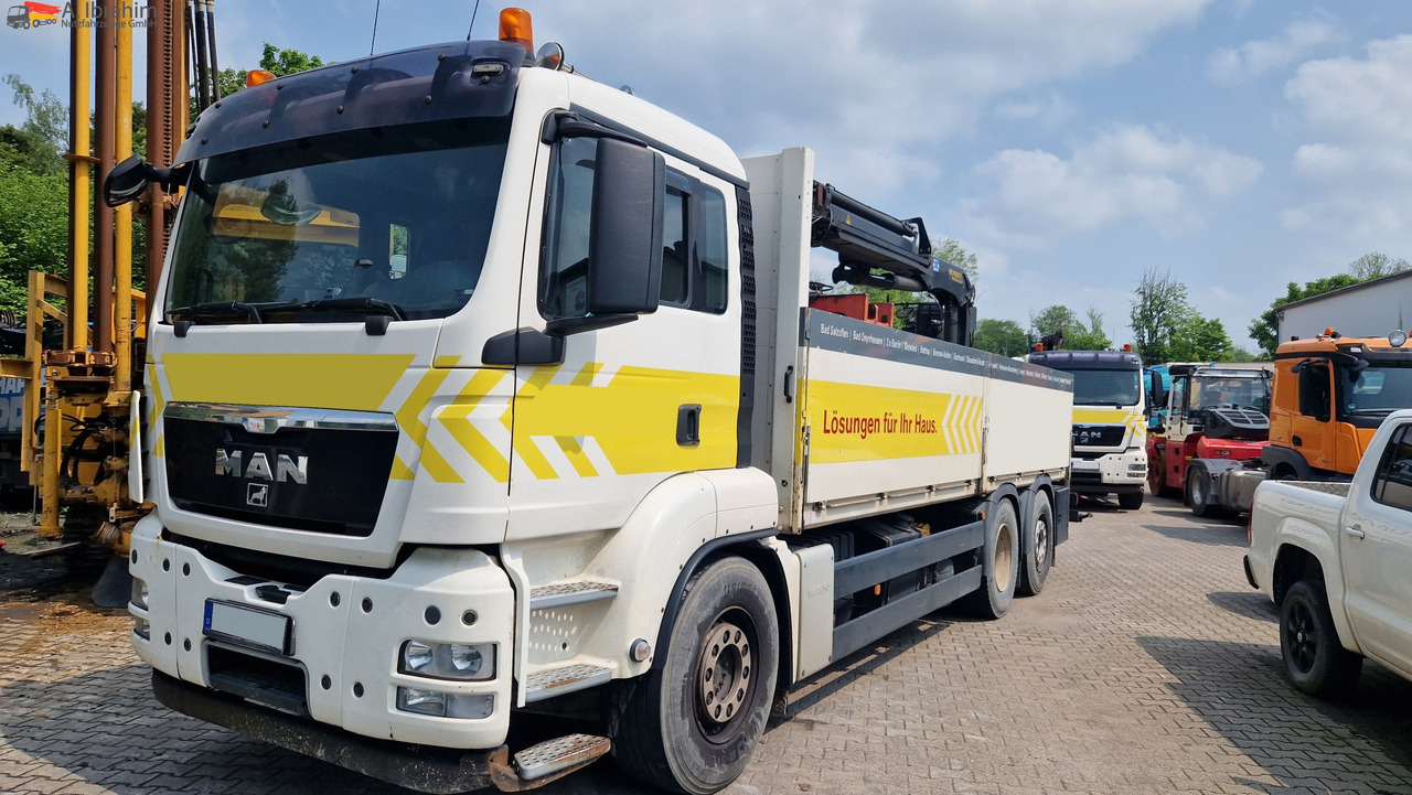 Вантажівка з маніпулятором, Бортова вантажівка/ Платформа MAN TGS 26.400 PK 15001 Performance Lift-Lenkachse | 6x2 | Aufsitzkran: фото 8