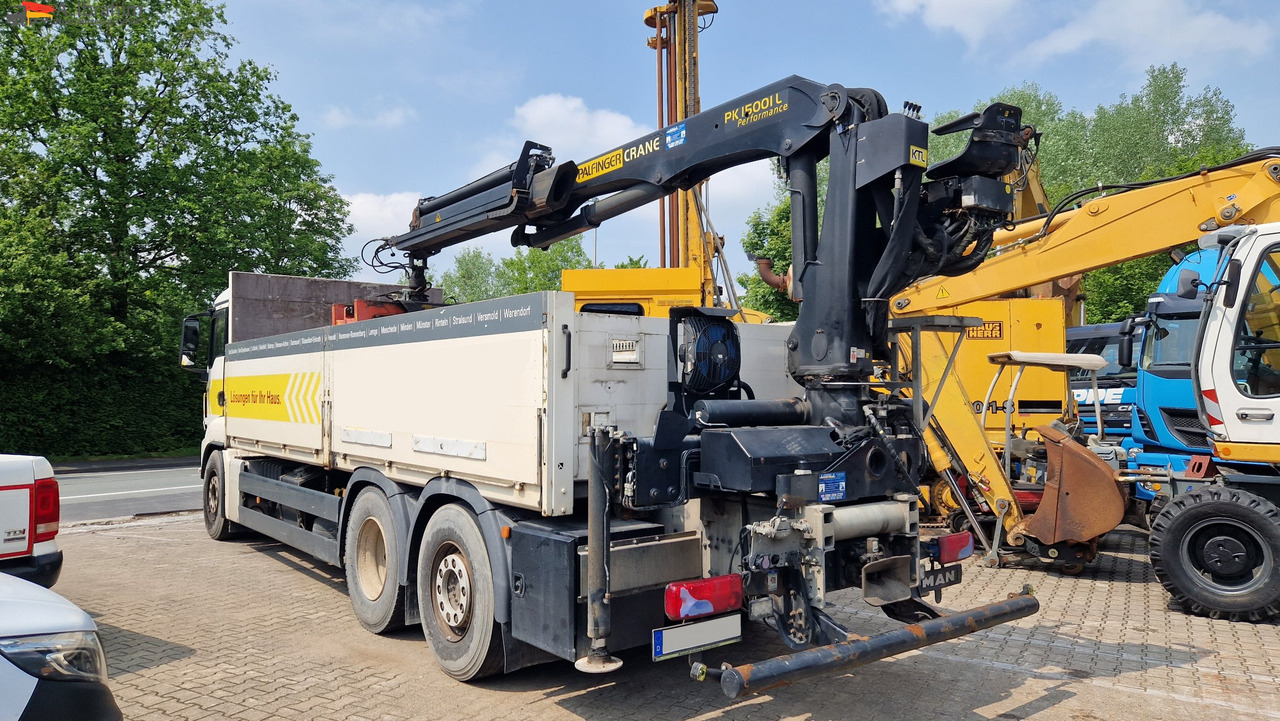 Вантажівка з маніпулятором, Бортова вантажівка/ Платформа MAN TGS 26.400 PK 15001 Performance Lift-Lenkachse | 6x2 | Aufsitzkran: фото 14