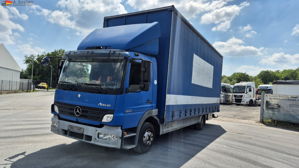 Mercedes-Benz 823 Jumbo LKW 7.30 m Länge x 3,10 m Innenhöhe, 56 cbm - Тентований фургон: фото 1 Mercedes-Benz 823 Jumbo LKW 7.30 m Länge x 3,10 m Innenhöhe, 56 cbm - Тентований фургон: фото 1