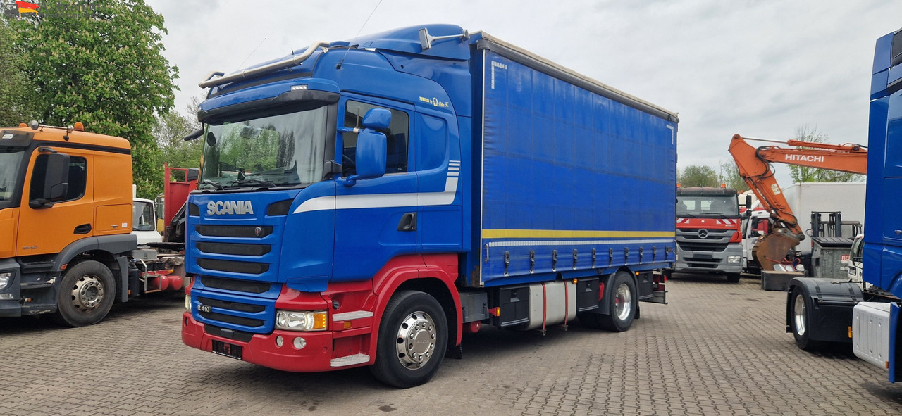 Scania R410 Retarder, Klima, Standklima Top Zustand!! - Тентована вантажівка: фото 1 Scania R410 Retarder, Klima, Standklima Top Zustand!! - Тентована вантажівка: фото 1