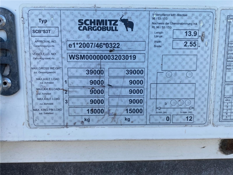Тентований напівпричіп SCHMITZ CARGOBULL: фото 8 Тентований напівпричіп SCHMITZ CARGOBULL: фото 8