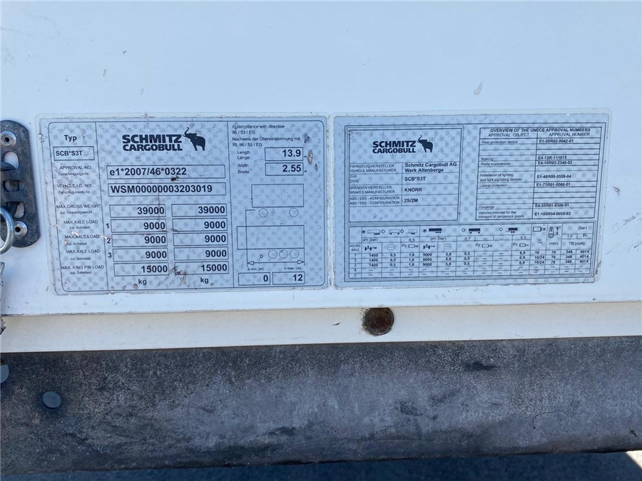 Тентований напівпричіп SCHMITZ CARGOBULL: фото 7 Тентований напівпричіп SCHMITZ CARGOBULL: фото 7